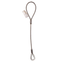 8' 1" standard eye and thimble single leg wire rope sling