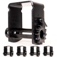 4" Standard Sliding C Track Flatbed Winch | 5-Pack