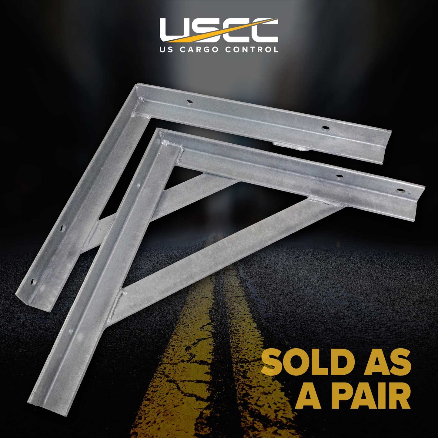 Sturdy-Lite Truck Box Bracket 23" x 22" | Set of 2