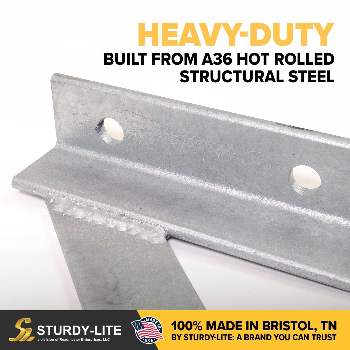 Sturdy-Lite Truck Box Bracket 23" x 22" | Set of 2