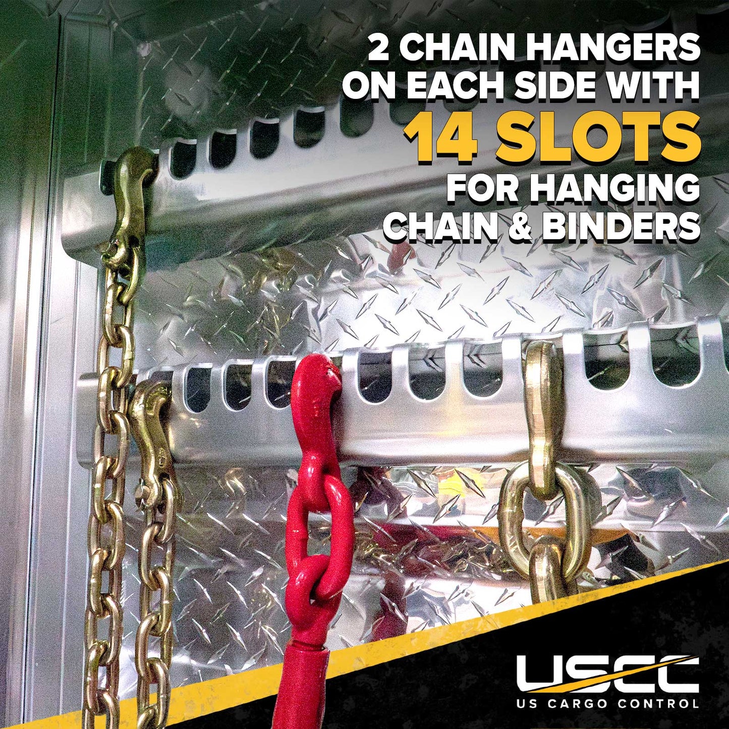 68" x 80" 3-Door Enclosed Headache Rack | Straight Frame Mounting Kit