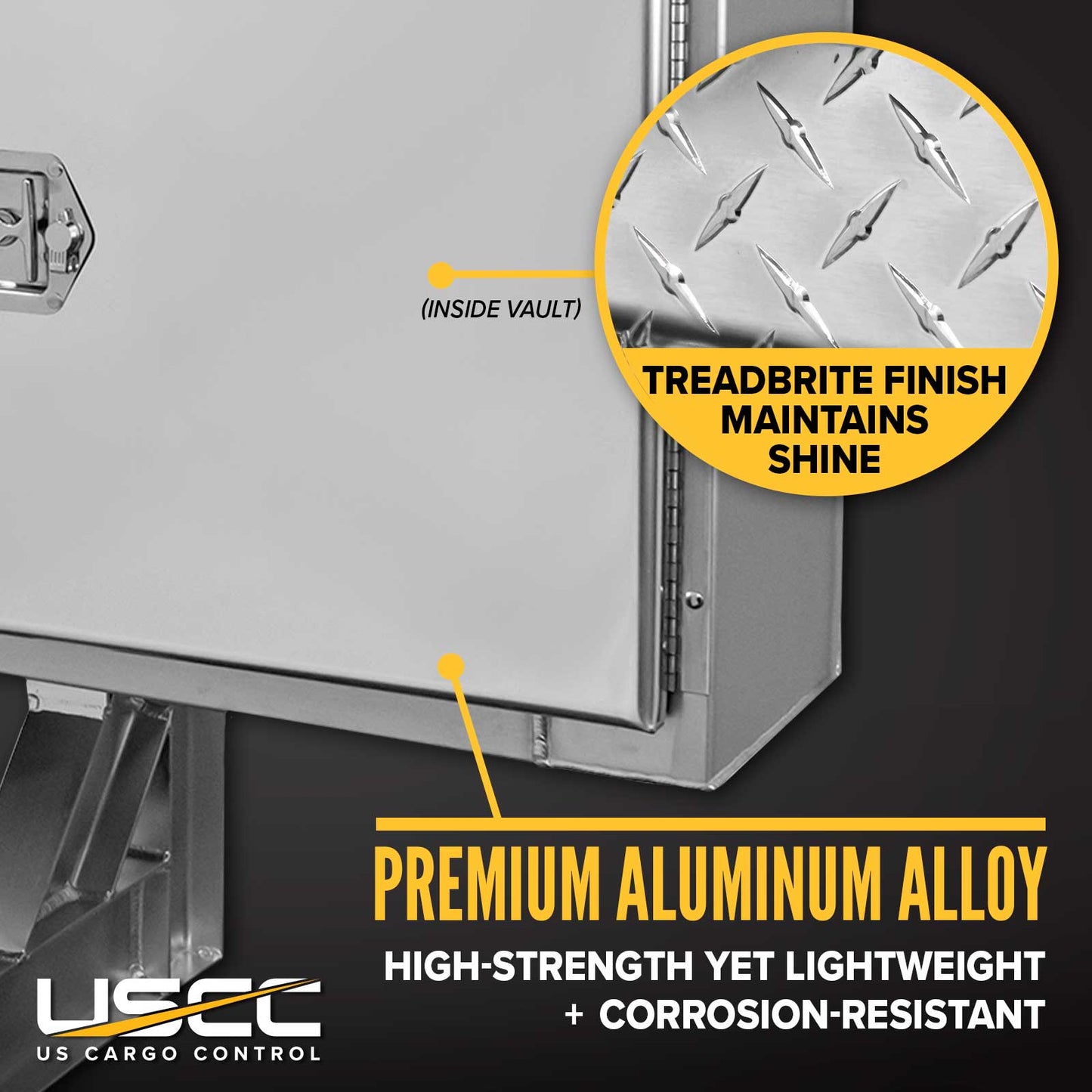 68" x 80" 3-Door Enclosed Headache Rack | Straight Frame Mounting Kit