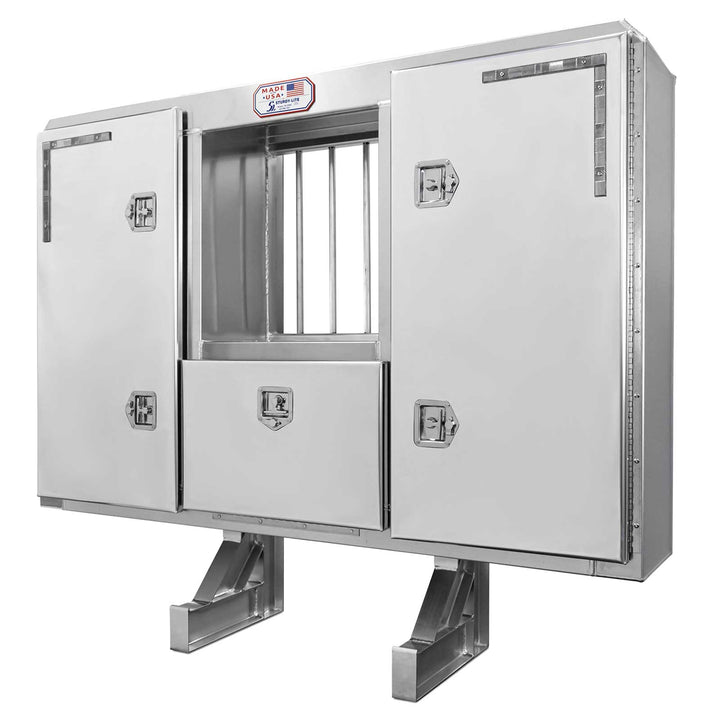 Headache Rack Plus Low Back Rack Enclosed Headache Racks / Vaults