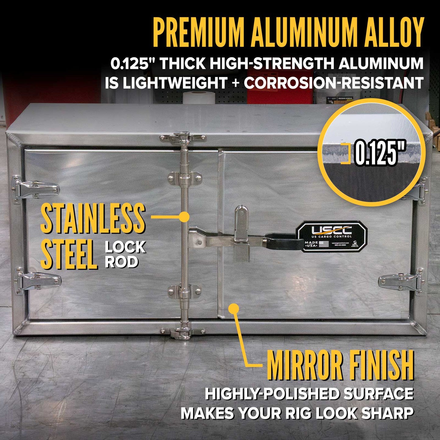 Sturdy-Lite Flush Door Toolbox 24" x 24" x 48"
