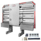 68" x 80" 1-Door Semi Headache Rack | 2 Half-Trays & 2 Chain Hangers | Side Mounting Kit