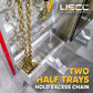 68" x 80" 1-Door Semi Headache Rack | 2 Half-Trays & 2 Chain Hangers | Side Mounting Kit