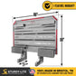 68" x 86" Semi Headache Rack | 2 Half-Trays & 2 Chain Hangers