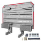 68" x 86" Semi Headache Rack | 2 Half-Trays & 2 Chain Hangers | Side Mounting Kit