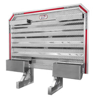 68" x 80" Semi Headache Rack | 2 Half-Trays & 2 Chain Hangers