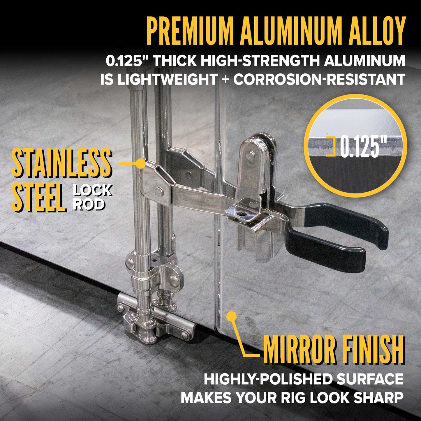 Strudy-Lite Double Mirror Underbody Toolbox 24" x 24" x 48"