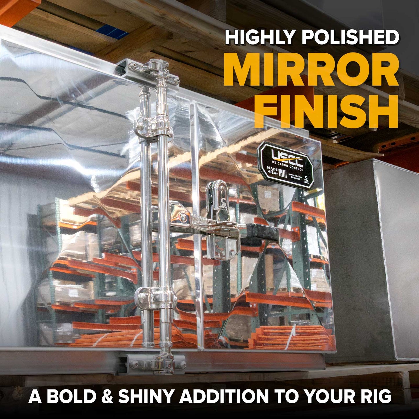 Sturdy-Lite Double Mirror Underbody Toolbox 24" x 24" x 60"
