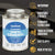 Tarp Repair Kit: 2'x2' Black Tarp Patch and Vinyl Cement