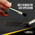 Tarp Repair Kit: 2'x2' Black Tarp Patch and Vinyl Cement