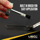 Tarp Repair Kit: 2'x2' Black Tarp Patch and Vinyl Cement