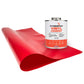 Pro Tarp Repair Kit: Four 2'x2' Red Tarp Patches and 32 oz. Vinyl Cement