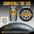 Yellow Adjustable Tow Dolly Strap with 4