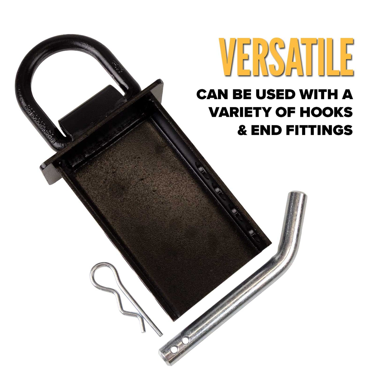 Trailer Stake Pocket D Ring | 1/2" D Ring, 12,000 lbs. BS