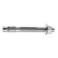 12 inch x 512 inch Red Head Trubolt 304 Stainless Steel Wedge Anchor Pkg 25