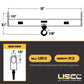 M&W 16428 twin hoist lifting beam specs