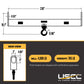 M&W 16433 twin hoist lifting beam specs