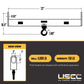 M&W 16435 twin hoist lifting beam specs