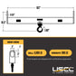 M&W 16440 twin hoist lifting beam specs