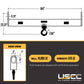 M&W 16446 twin hoist lifting beam specs