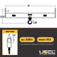 M&W 16459 twin hoist lifting beam specs