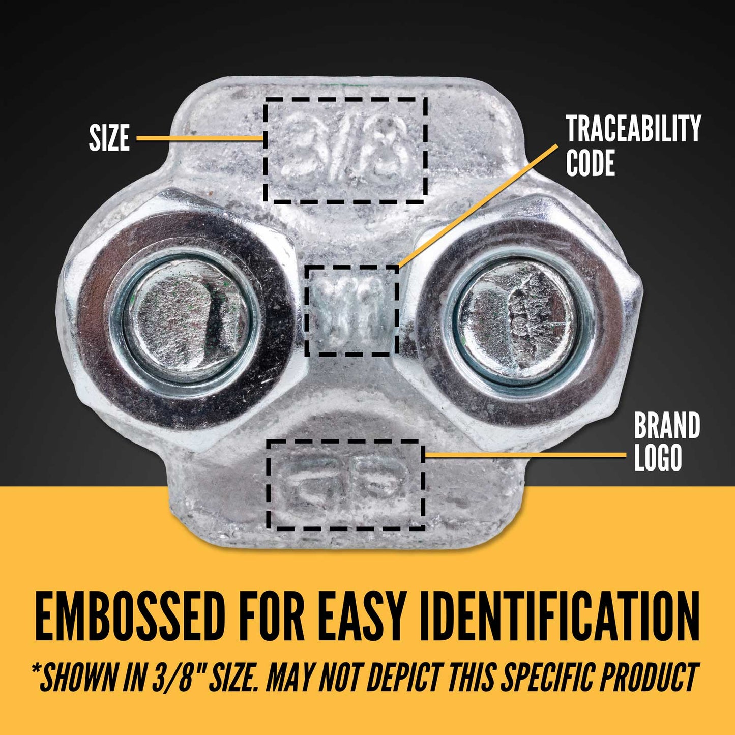 Van Beest G-6240 1/8" wire rope clip