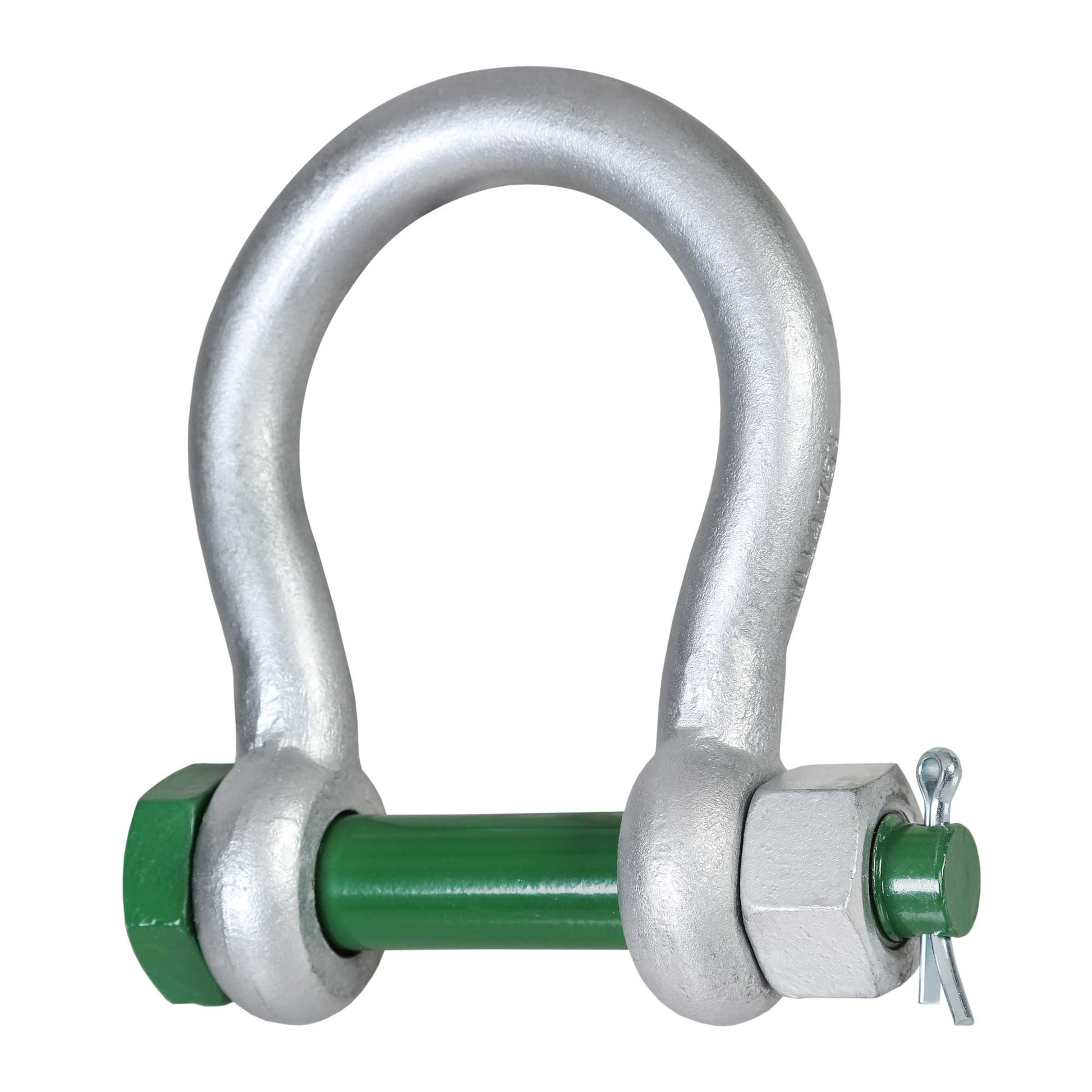 1-1/2" Van Beest Green Pin® Bolt Type Wide Mouth Towing Shackle | G-4263 - 16 Ton primary image