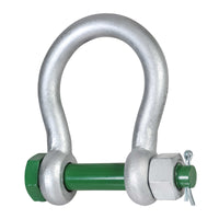 1" Van Beest Green Pin® Bolt Type Wide Mouth Towing Shackle | G-4263 - 6.5 Ton primary image