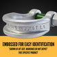 Van Beest Green Pin Bolt Type Wide Body Sling Shackle | P-6033 - 500 Ton embossed for easy identification