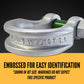 Van Beest Green Pin Bolt Type Wide Body Sling Shackle | P-6033 - 400 Ton embossed for easy identification