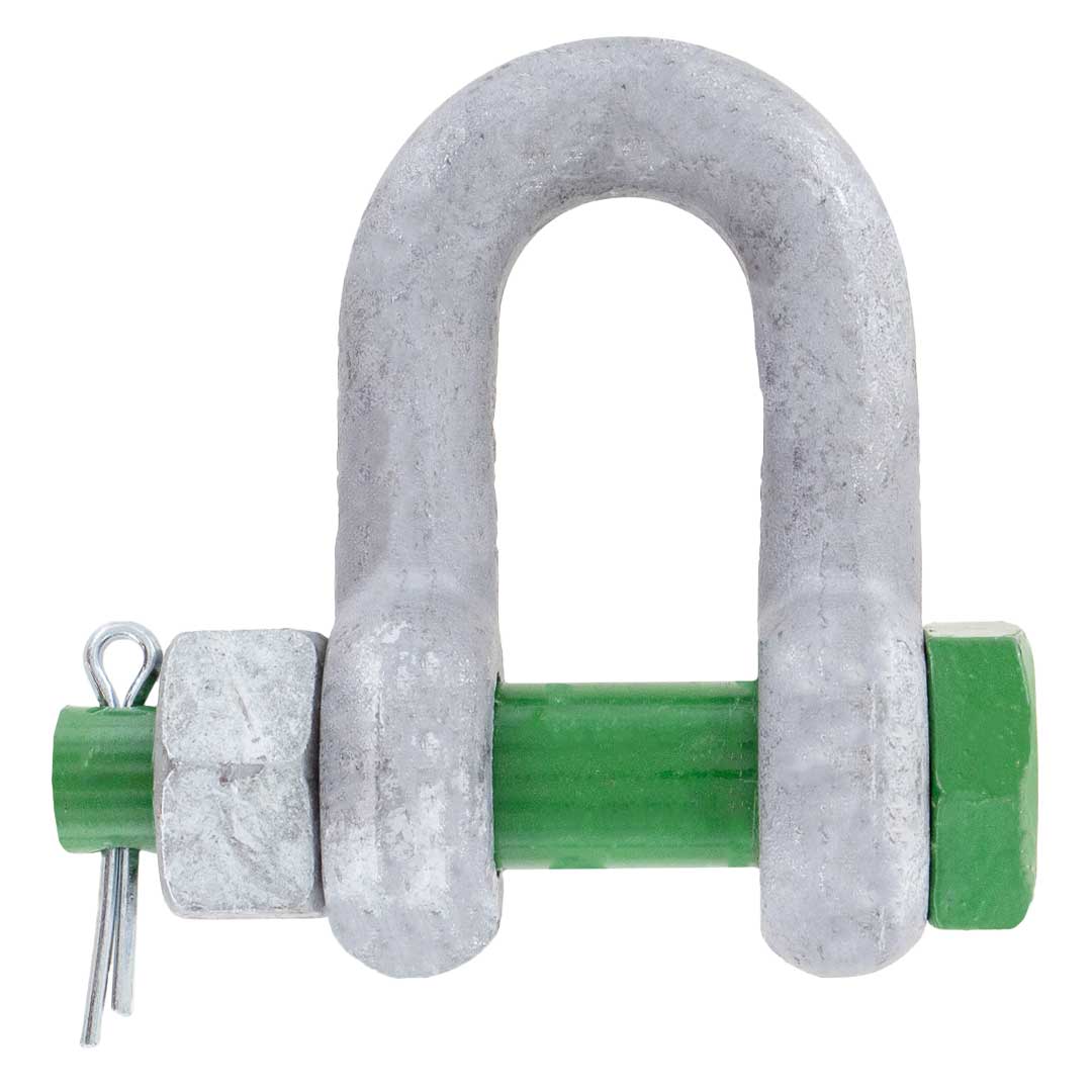 2" Van Beest Green Pin® Bolt Type Chain Shackle | G-4153 - 35 Ton rear view