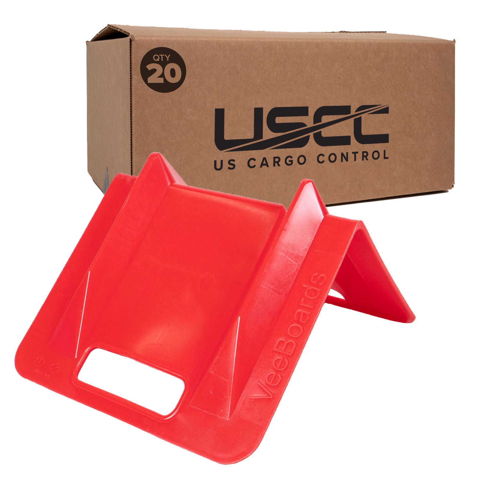 10 inch Plastic Corner Guard w 412 inch Slot For Strap (9 inch x 9 inch x 10 inch) image 1 of 9