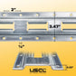 5' Vertical Galvanized E Track | 2-Pack Image 7 of 7