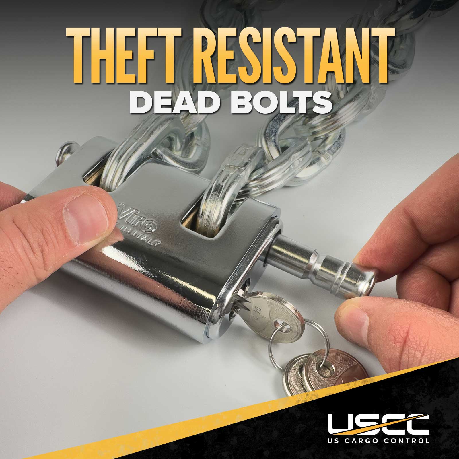 theft resistant dead bolt lock