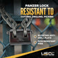 locks resistant to cutting, drilling, picking