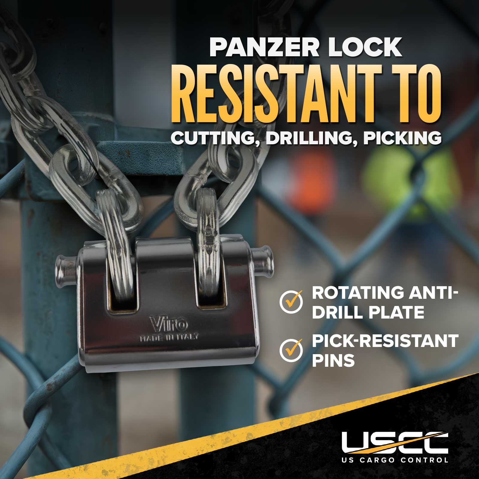 locks resistant to cutting, drilling, picking
