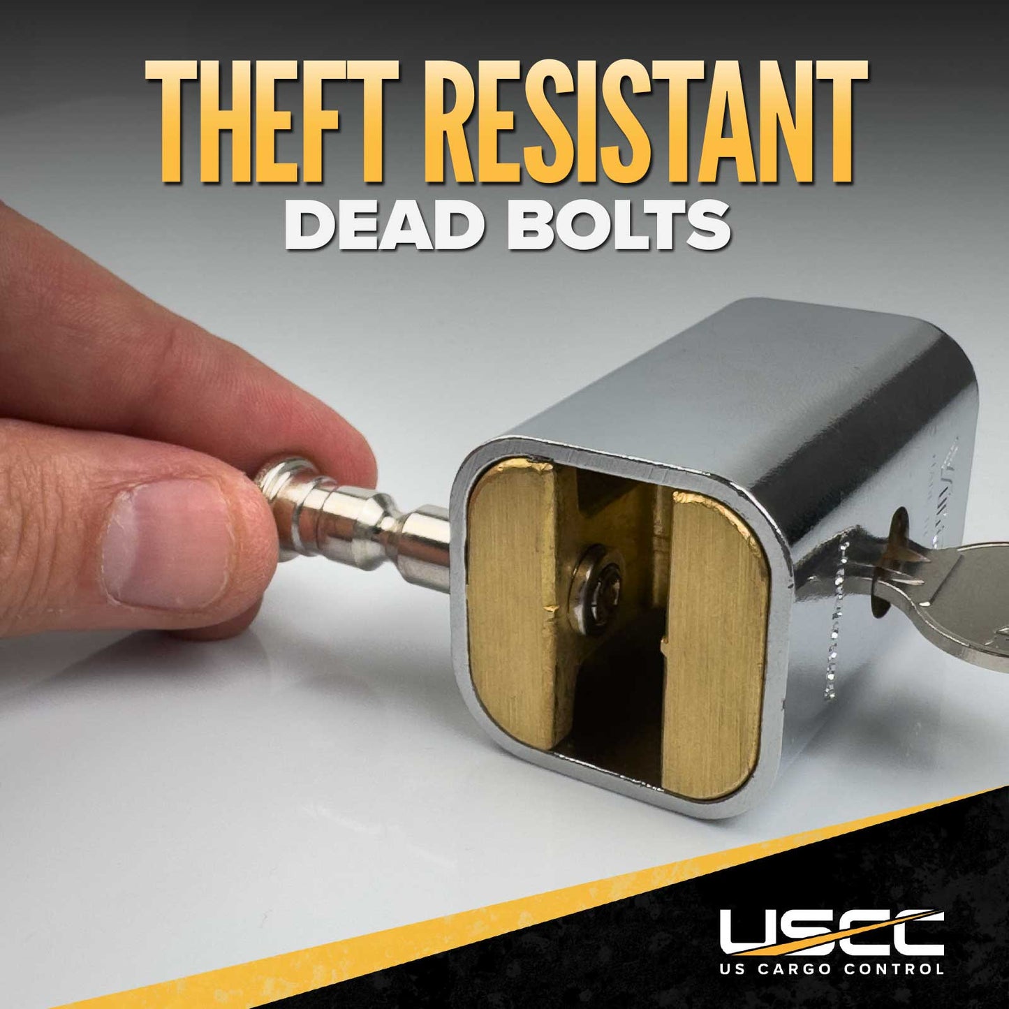 theft resistant dead bolt lock