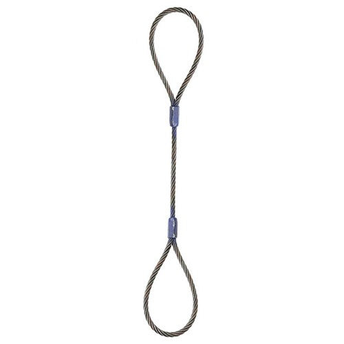 Wire Rope Sling - Single Leg  - 1-1/4" x 24' - Domestic