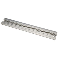 12" Flanged Airline-Style Track - Aluminum