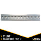 12" Flanged Airline-Style Track - Aluminum