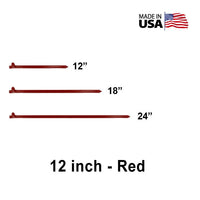 58 inch x 12 inch Tent Stake Hot Forged Tent Pin Red image 1 of 2