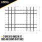 14 Oz 3 Pc Lumber Tarp Ends 24 foot X 18 foot (8 foot Drop) Mid 24 foot X 18 foot Black image 6 of 10