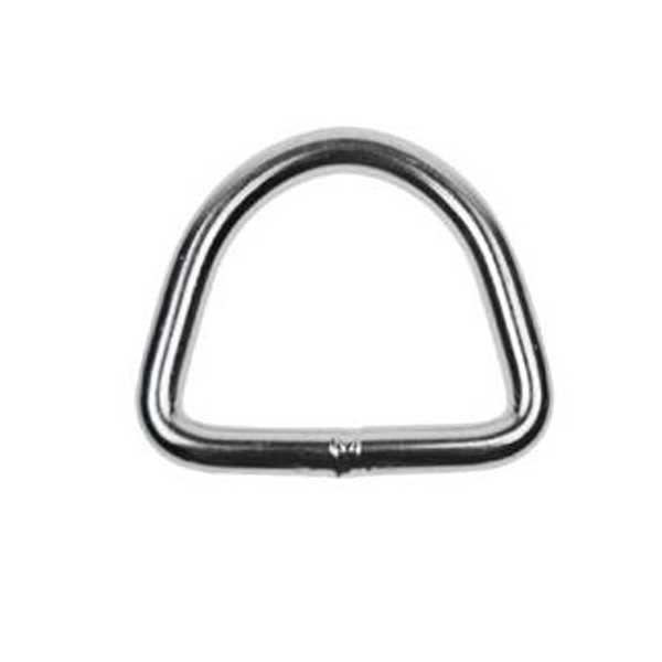 D-Ring - Stainless Steel T316 - 1/8" x  30mm