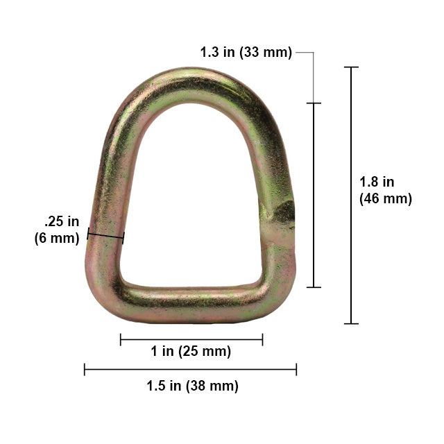 1" Wire D-Ring - image 2