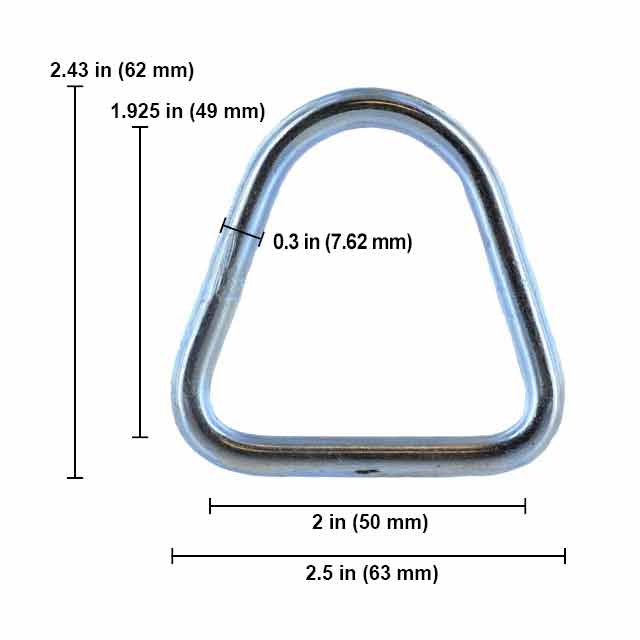 2" Wire D-Ring - image 2