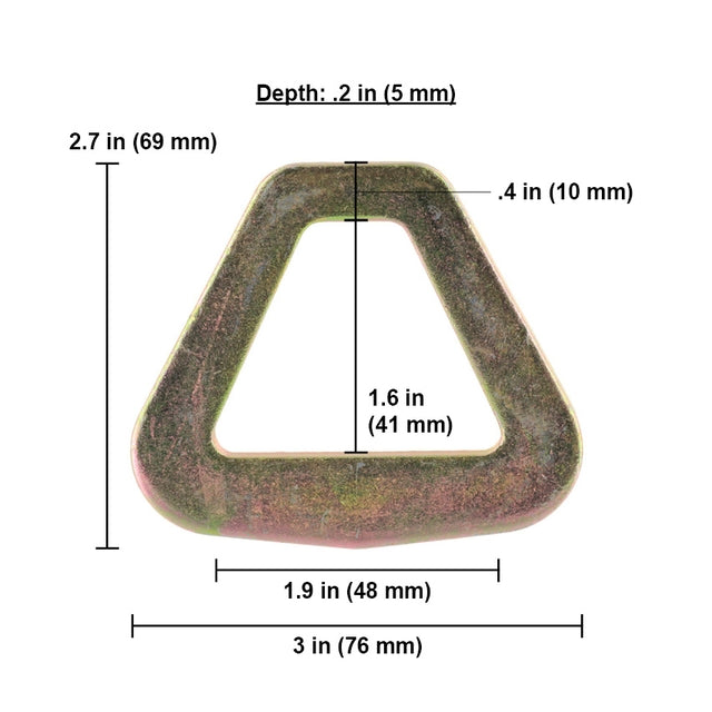 Stamped 2" D-Ring - image 2