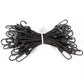 516 inch x 12 inch Black Bungee Cords (bundle of 25) 8mm image 1 of 8
